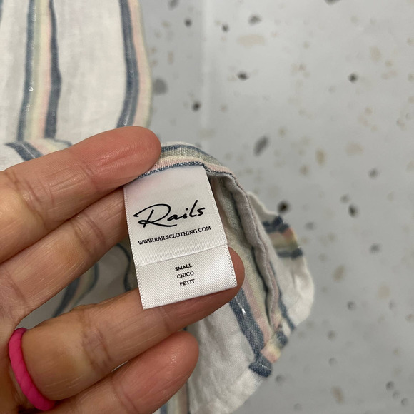 Rails Viera blouse in ryland stripe - Picture 6 of 8